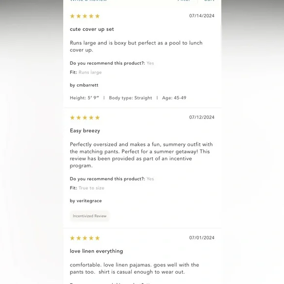 Super chic Anthropologie NWT Set Linen blend generously sized SM top & pants - Picture 13 of 16